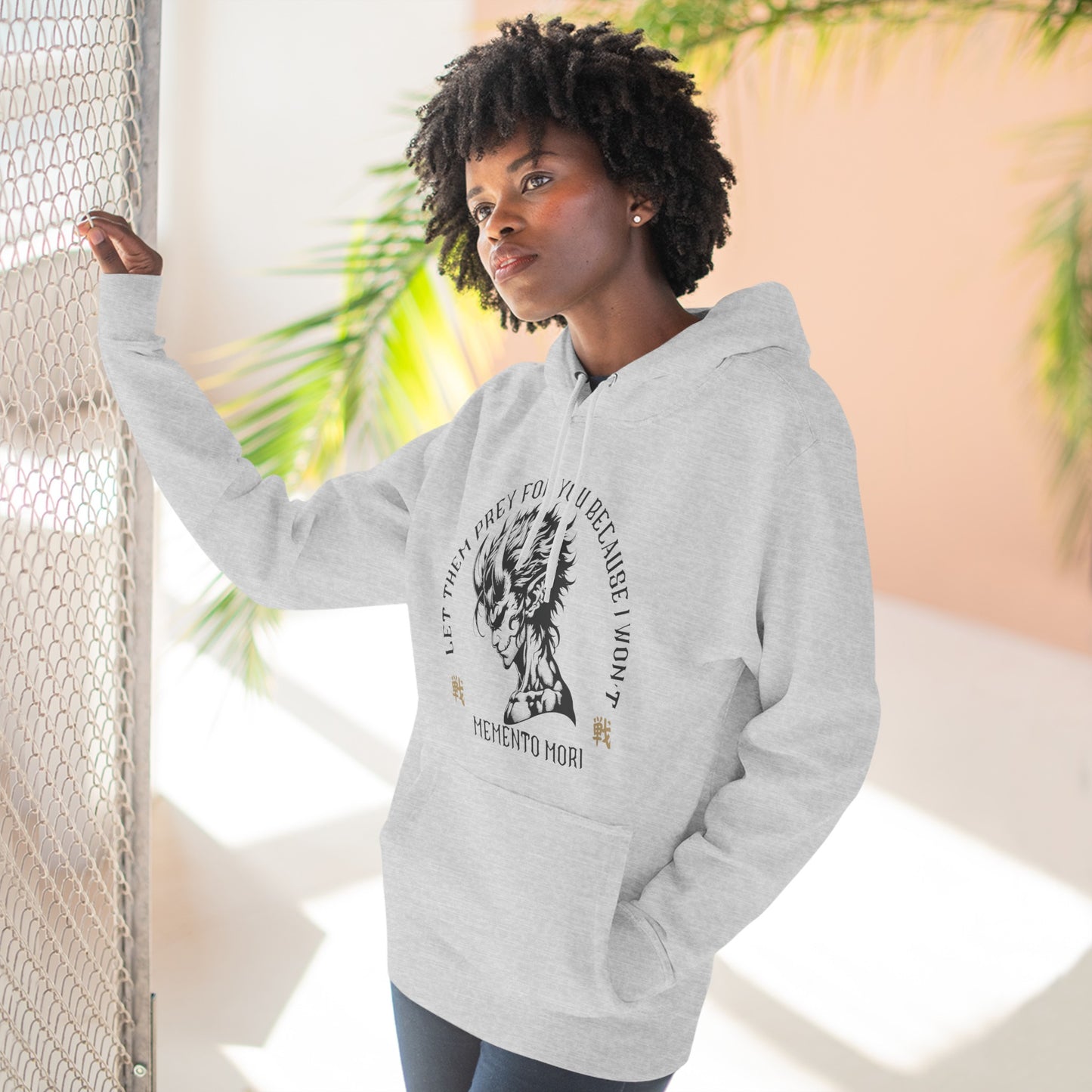 Memento mori Fleece Hoodie