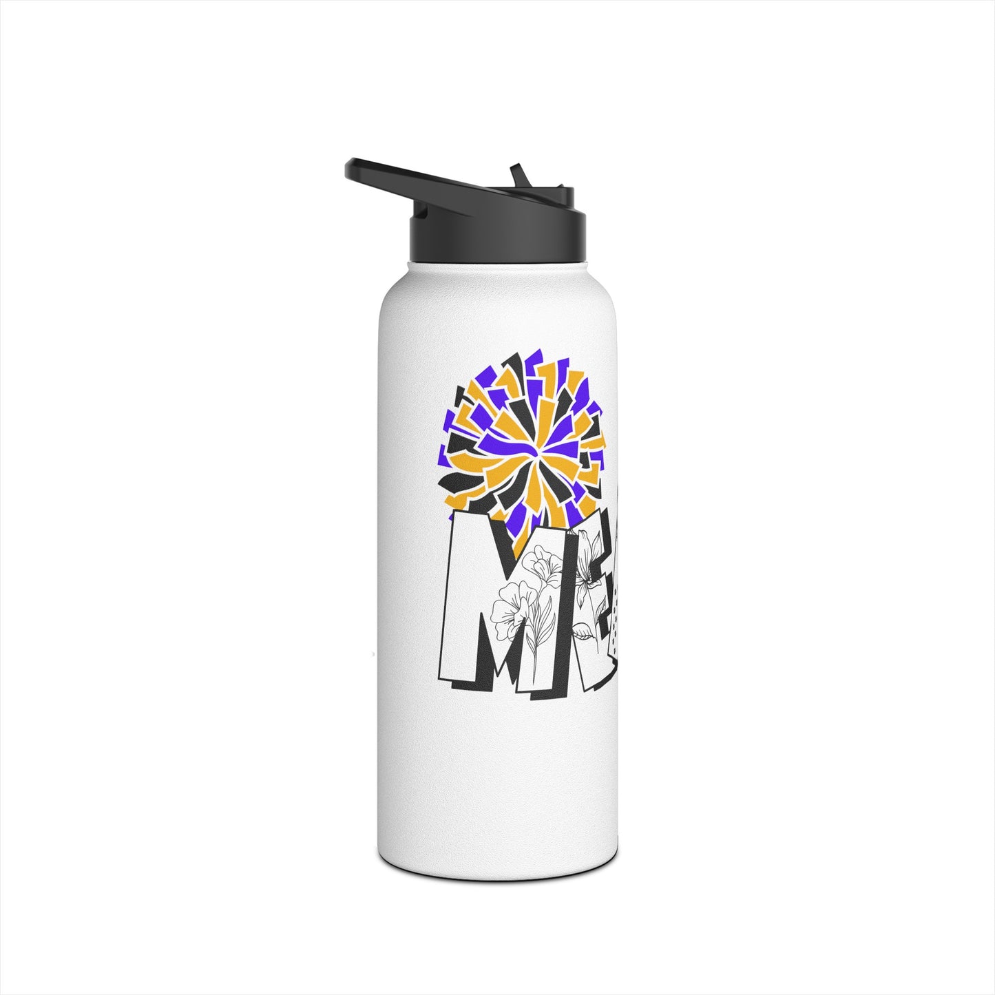 Meeka Stainless Steel Water Bottle, Standard Lid