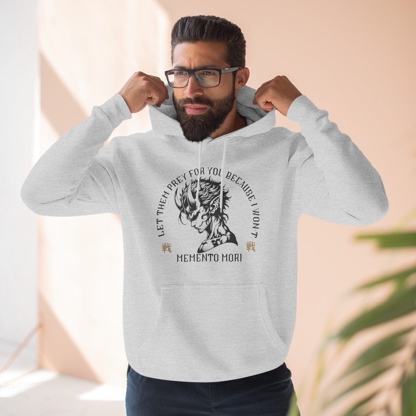 Memento mori Fleece Hoodie