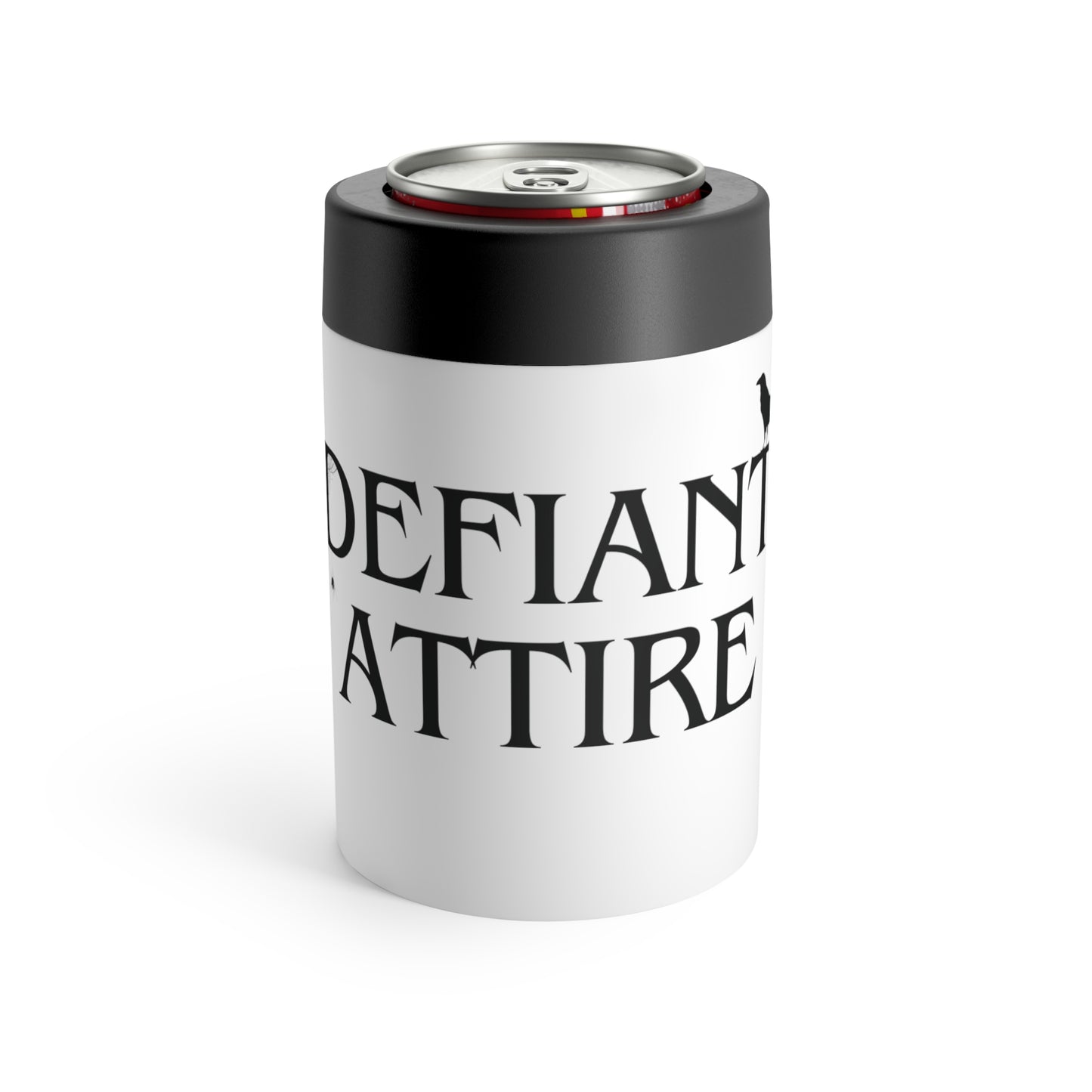 Defiant Attire Logo 12oz can holder