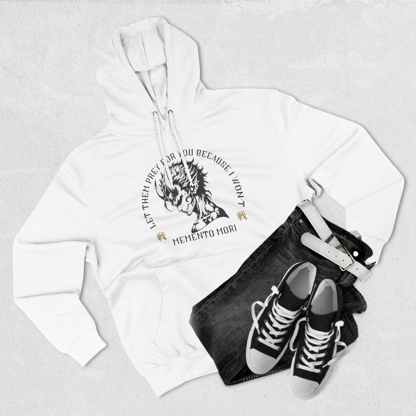 Memento mori Fleece Hoodie