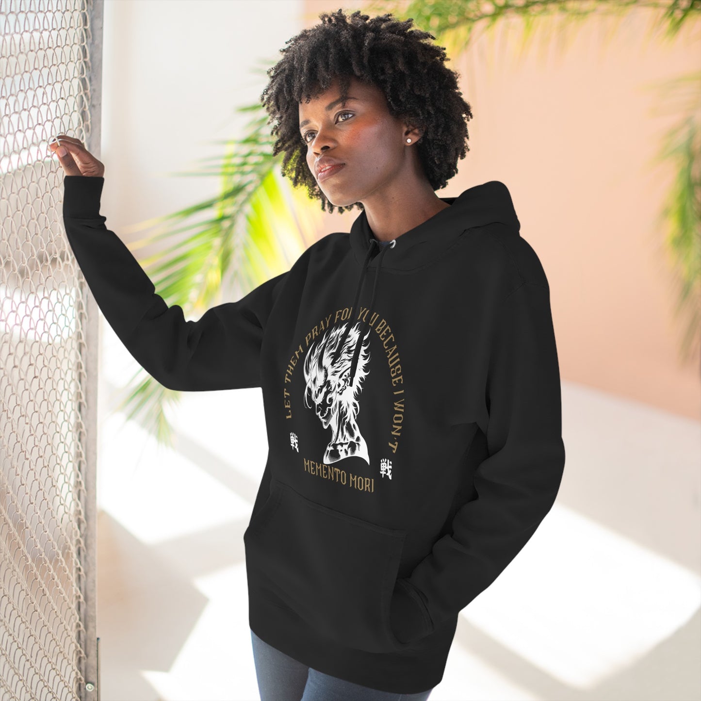 Memento mori Fleece Hoodie